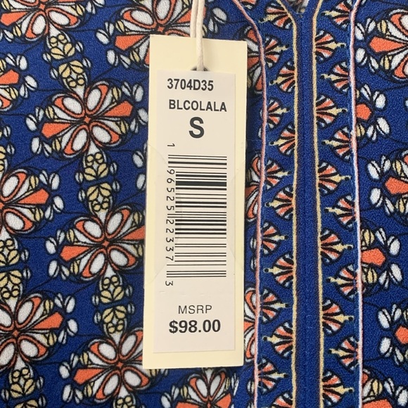 Women’s Max Studio Flutter Sleeve Waist Tie Blouse Size Small NEW WITH TAGS - Picture 5 of 9